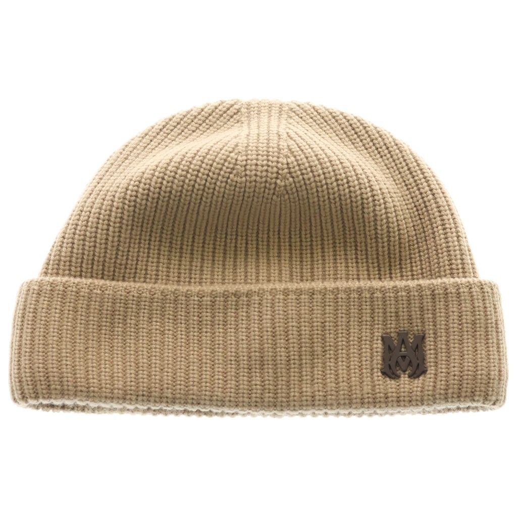 AMIRI (アミリ) 24AW MA BEANIE ロゴデザイン ニット帽 ビーニー 帽子