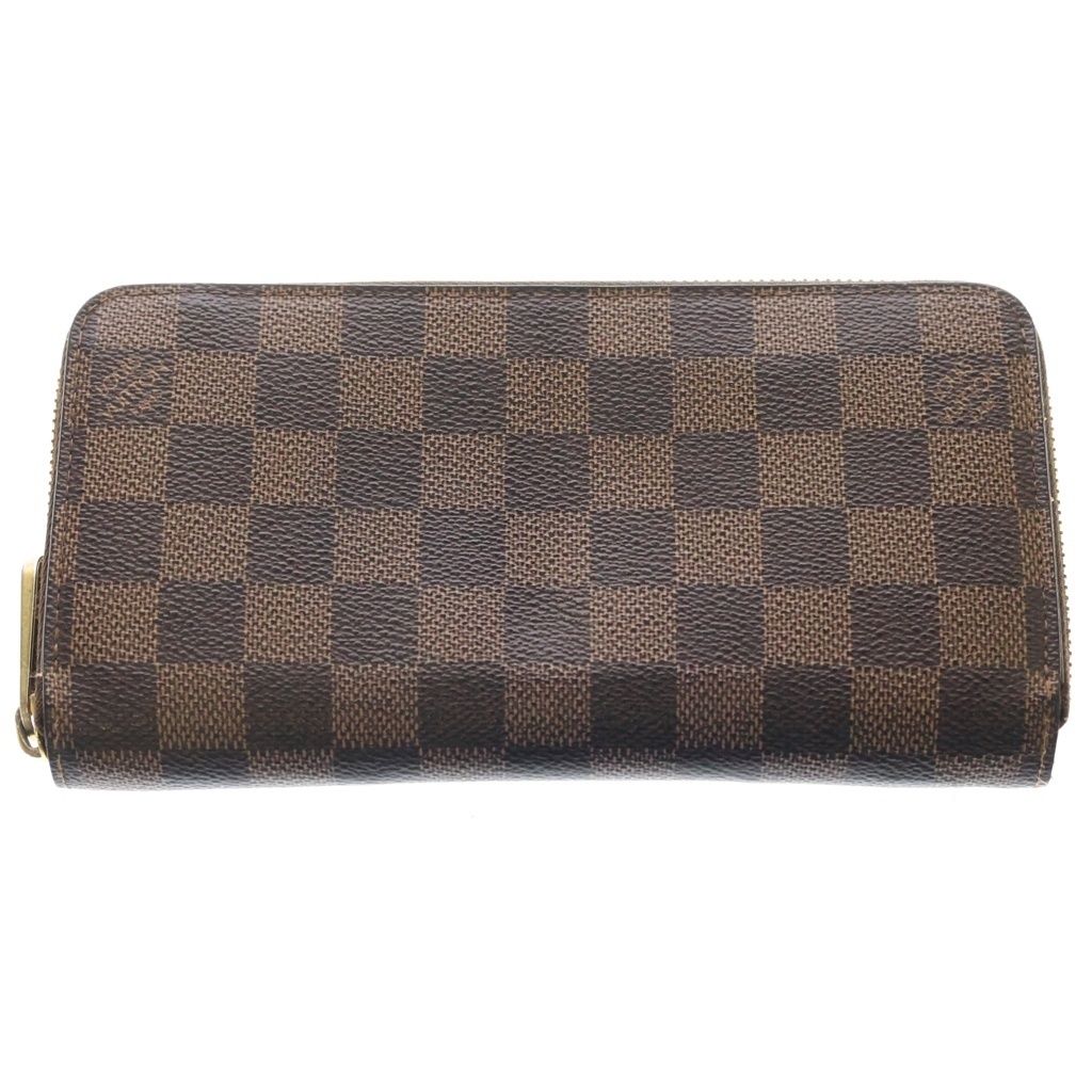 LOUIS VUITTON (ルイヴィトン) ダミエ ジッピーウォレット ラウンドファスナー 長財布 ブラウン N41661 CA2049