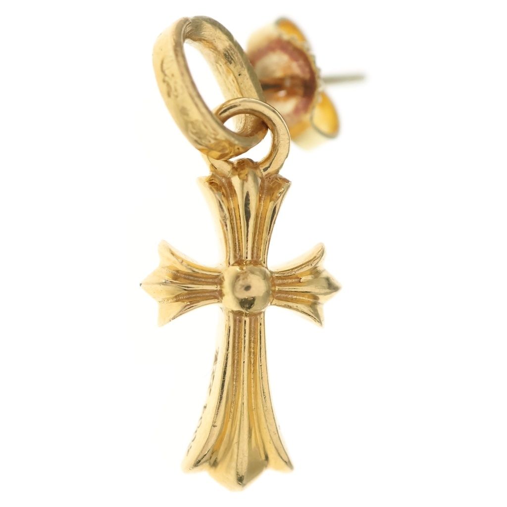 CHROME HEARTS (クロムハーツ) 22K BBY F PPRCHN 22Kベイビーファットドロップ ゴールドピアス