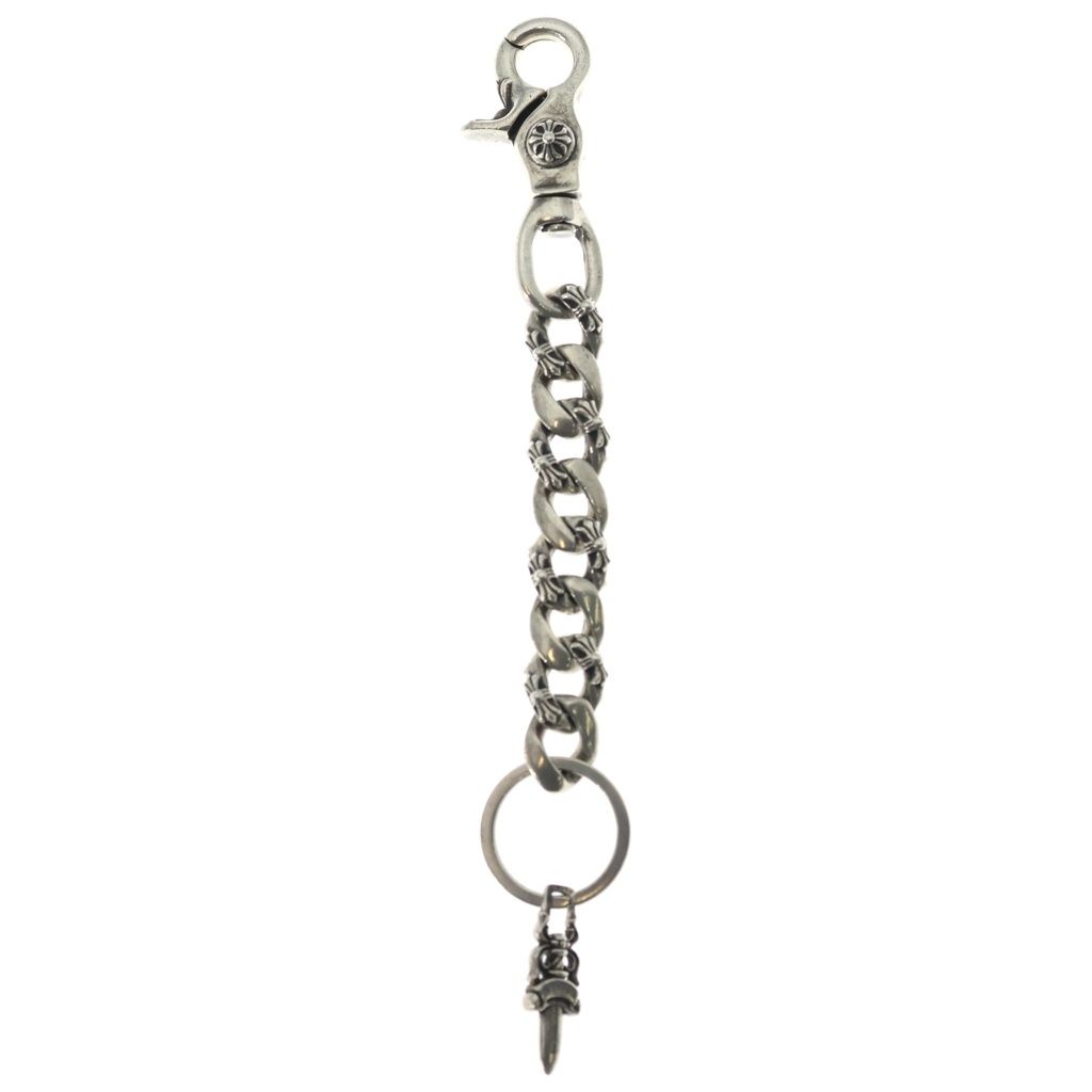 CHROME HEARTS (クロムハーツ) CLP CHN FANCY-L/ロングファンシーリンク キーチェーン シルバー BCA072