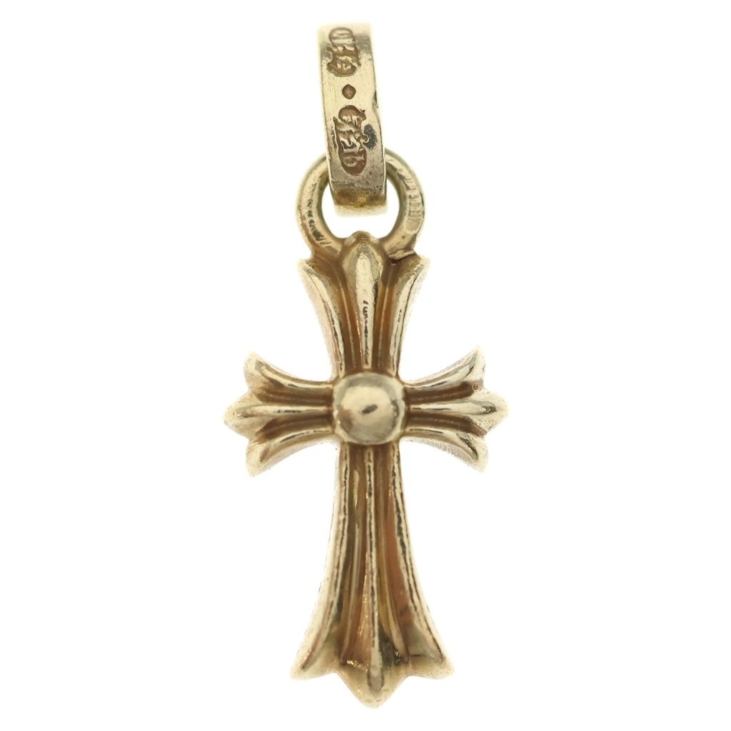 CHROME HEARTS (クロムハーツ) 22K CRS BBYFAT ベイビーファットクロス ペンダントトップ ゴールドBCA037