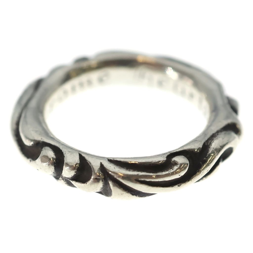 CHROME HEARTS (クロムハーツ) SCRL BAND スクロールバンド リング シルバー BCA351