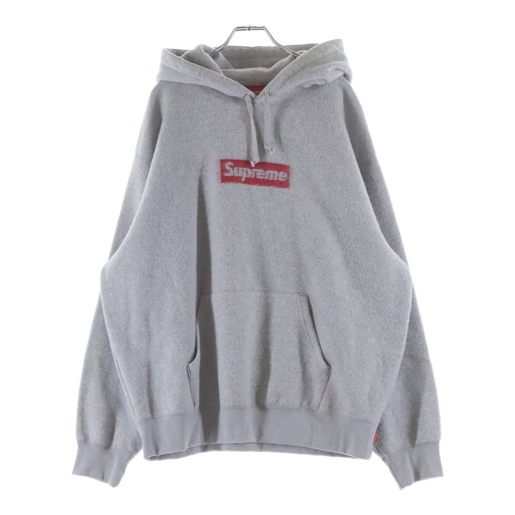 SUPREME (シュプリーム) 23SS Inside Out Box Logo Hooded Sweatshirt インサイド アウト ボックスロゴ フーデッド スウェット パーカー グレー
