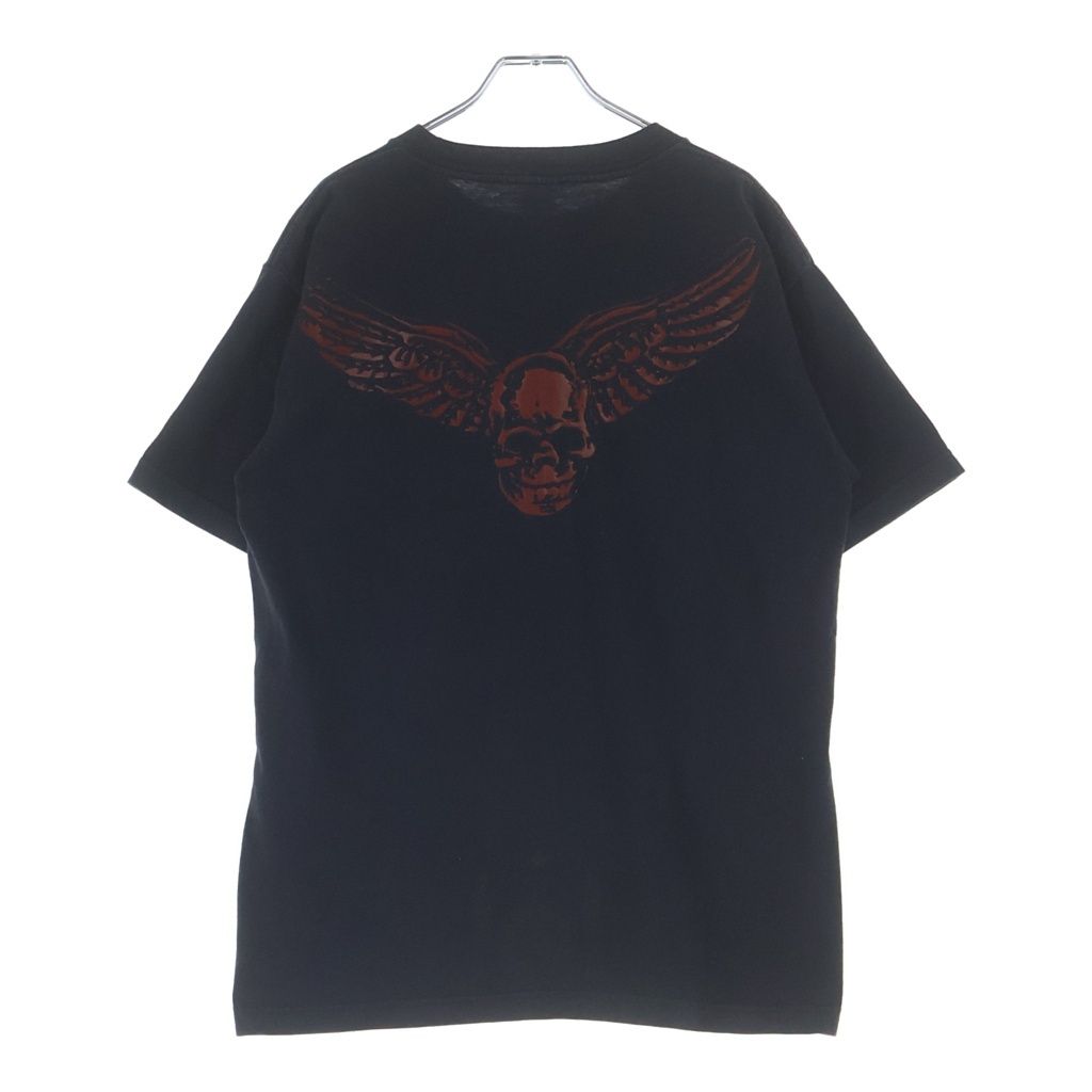 CHROME HEARTS (クロムハーツ) OLD FOTI オールド フォティマハリアプリント 半袖Tシャツ カットソー ブラック/レッド