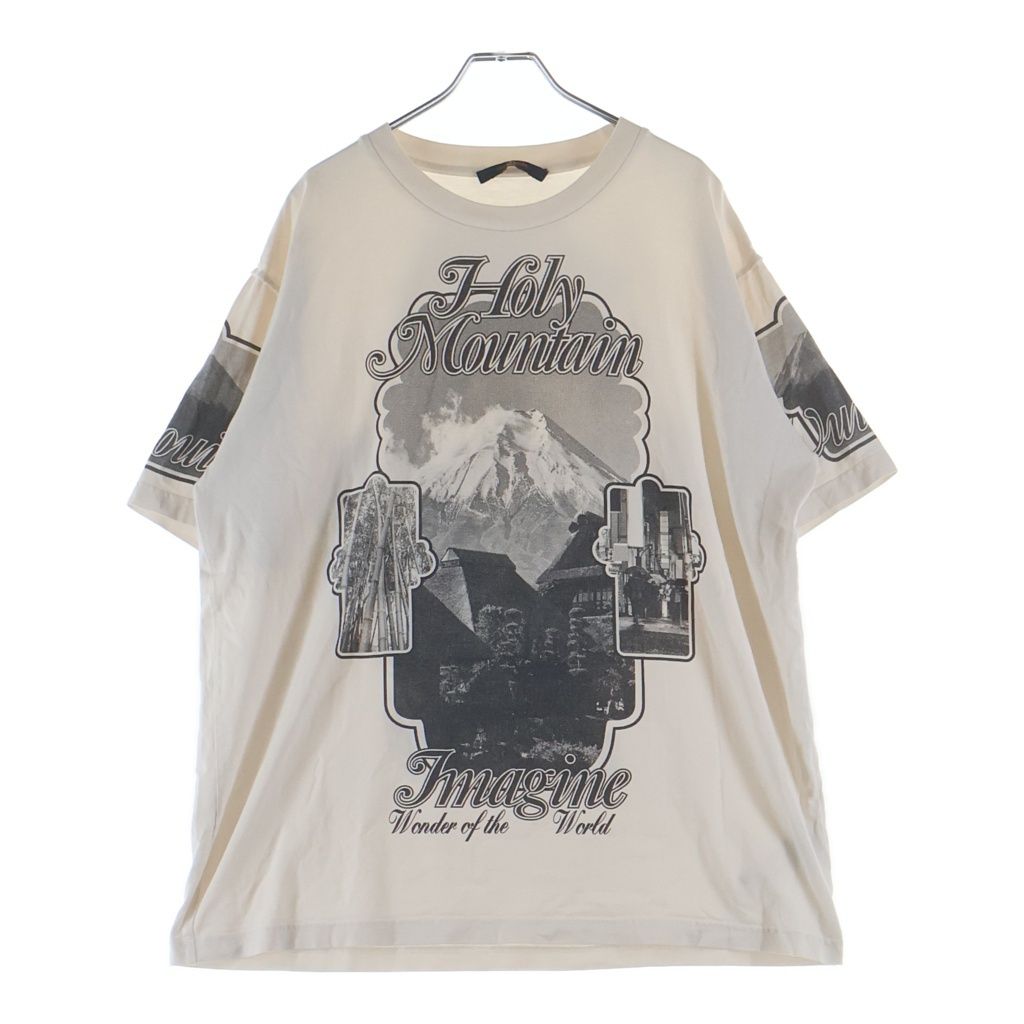 LOUIS VUITTON (ルイヴィトン) 19AW Holy Mountain ホーリーマウンテン 両面プリントクルーネック半袖Tシャツカットソー ホワイト RM192M NPG HHY01W