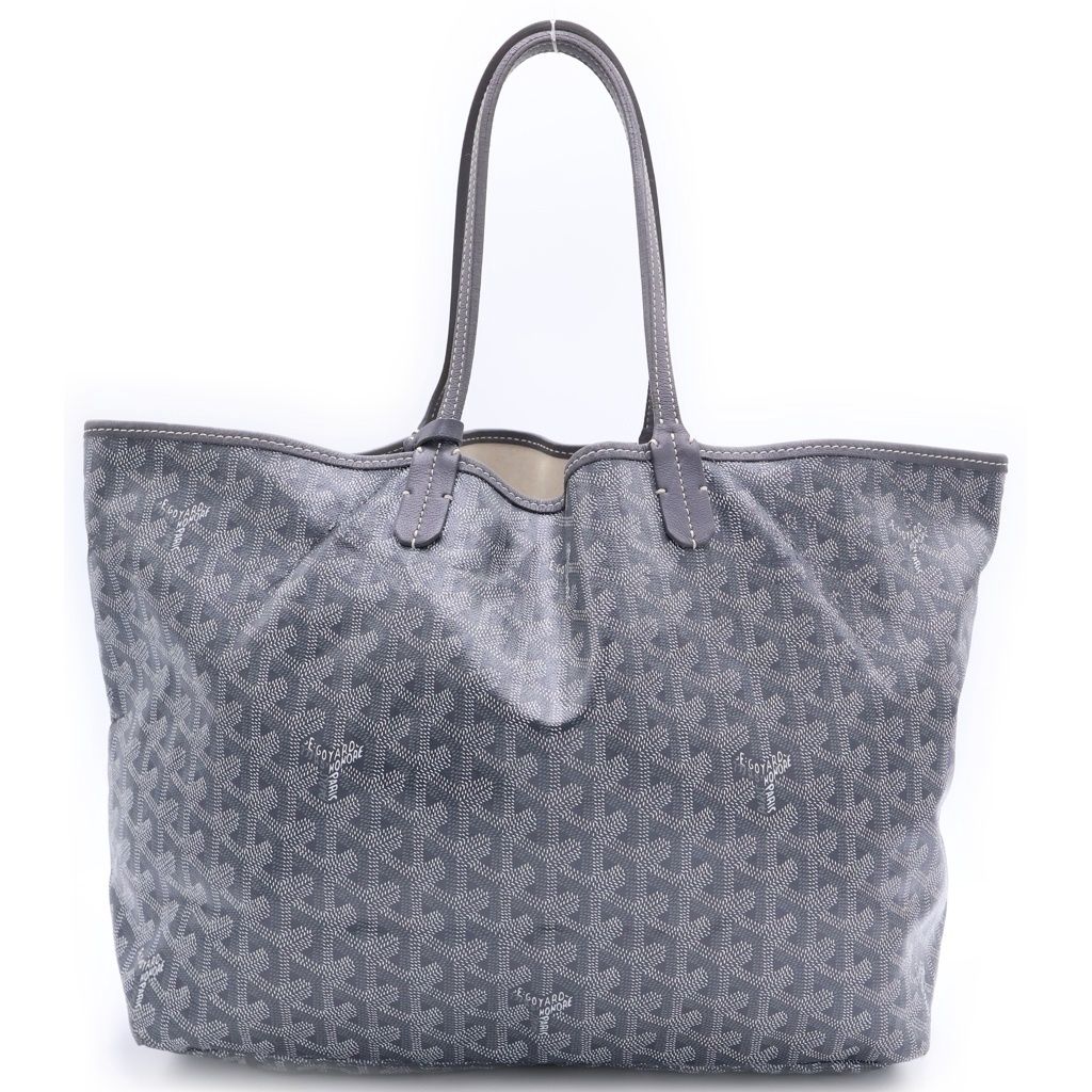 GOYARD (ゴヤール) サンルイPM PVCレザー ハンドバッグ ショルダーバッグ グレー