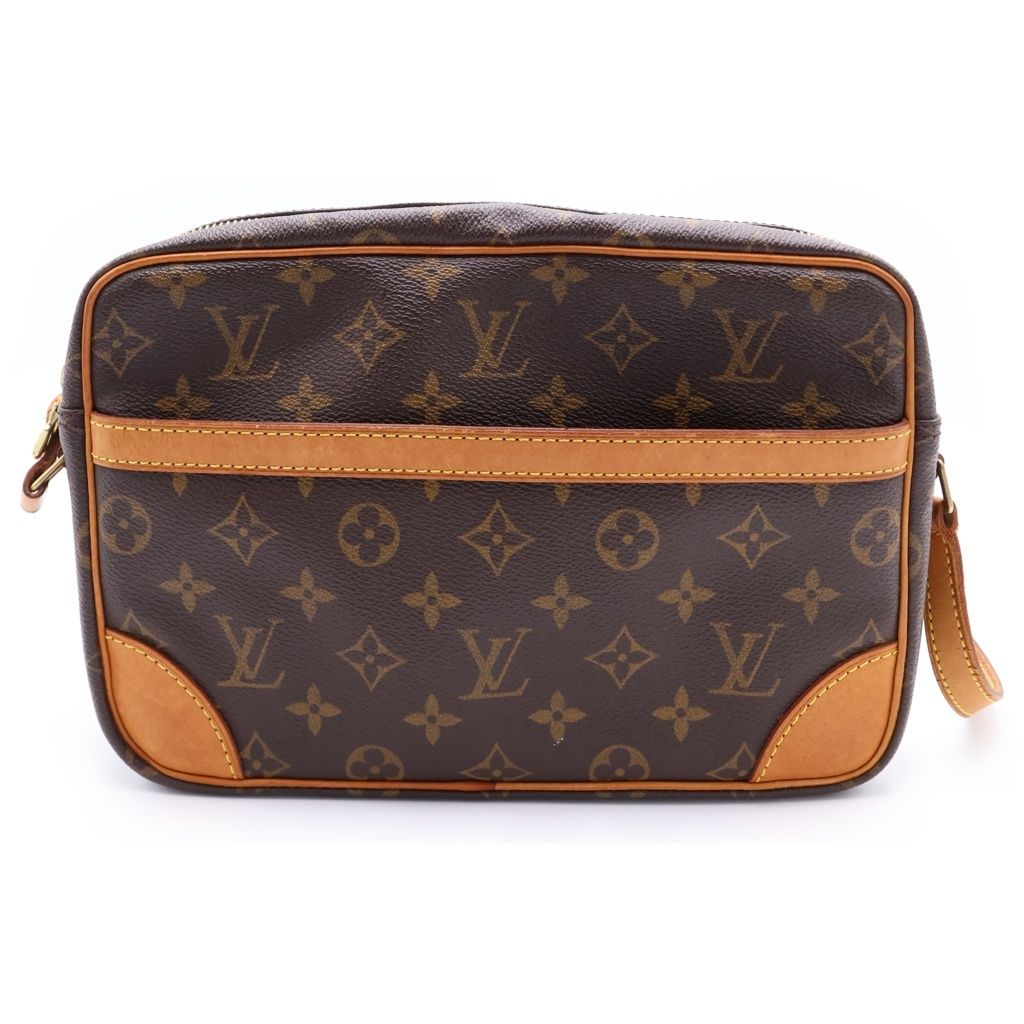 LOUIS VUITTON (ルイヴィトン) モノグラム トロカデロ30 ショルダーバッグ ブラウン PVC×レザー M51272 ゴールド金具