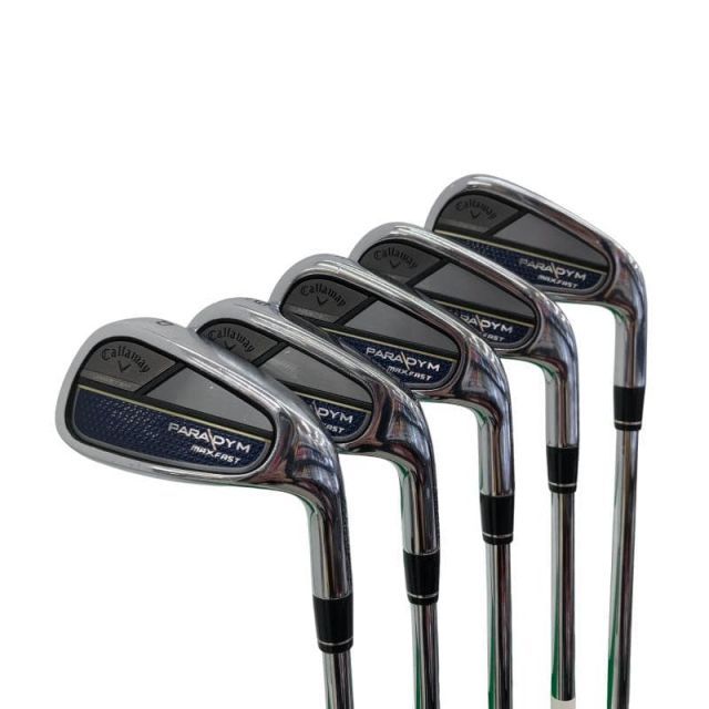 【中古】 キャロウェイ PARADYM MAX FAST 5S アイアンセット IR リシャフト (フレックスその他) メンズ 男性用 右利き 右用 Cランク ゴルフクラブ