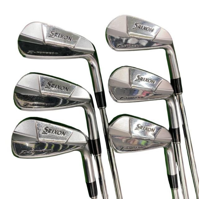 【中古】 ダンロップ SRIXON Z-FORGED II 6S アイアンセット IR Dynamic Gold D.S.T (フレックスS) メンズ 男性用 右利き 右用 Cランク ゴルフクラブ