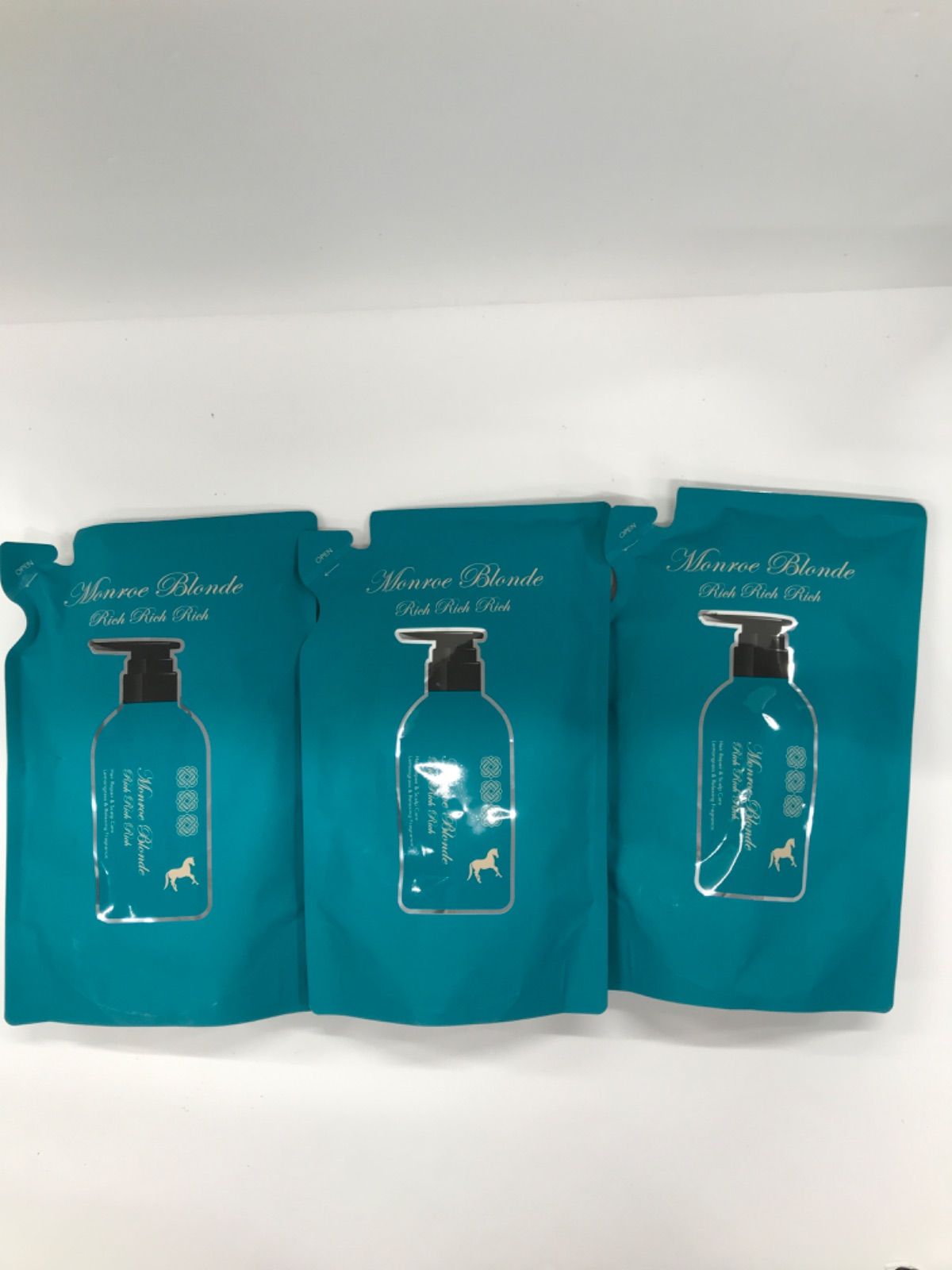 D3838 Monroe Blonde モンローブロンドR クレンズ トリートメント RRR つめかえ用 500ml 計3点セット