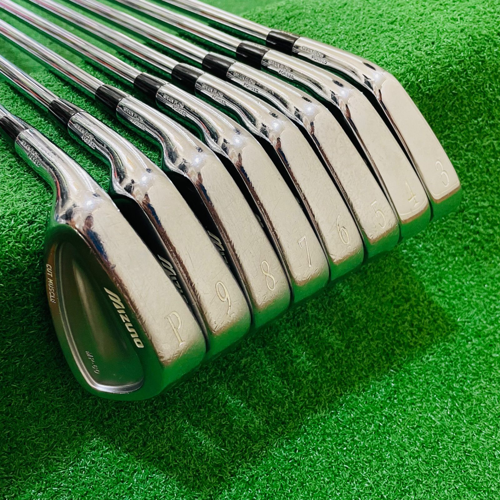 139 MIZUNO MP-60 ミズノ レフティ 左利き アイアン8本セット N.S.