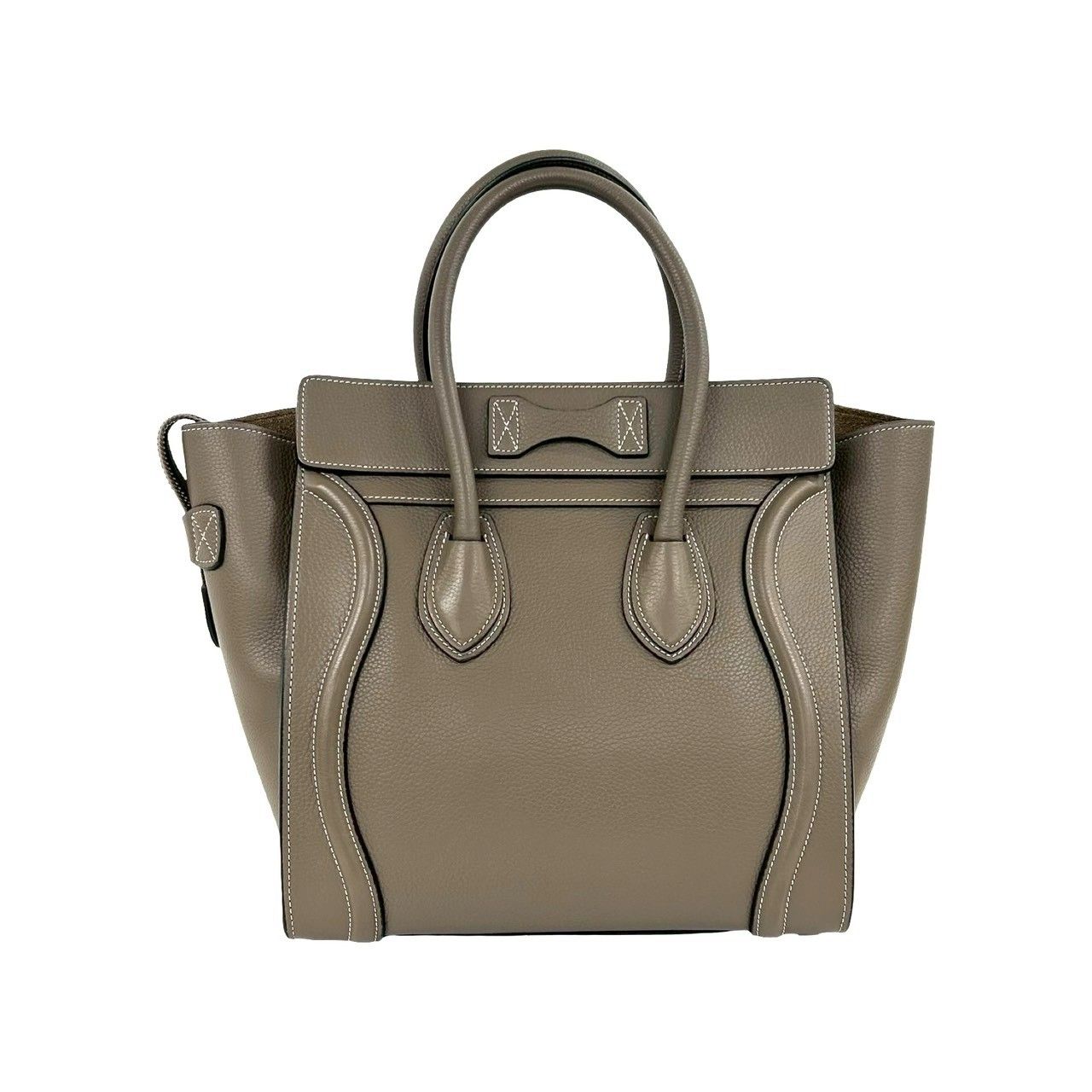 極 美品 CELINE セリーヌ ラゲージ マイクロショッパー レザー 本革