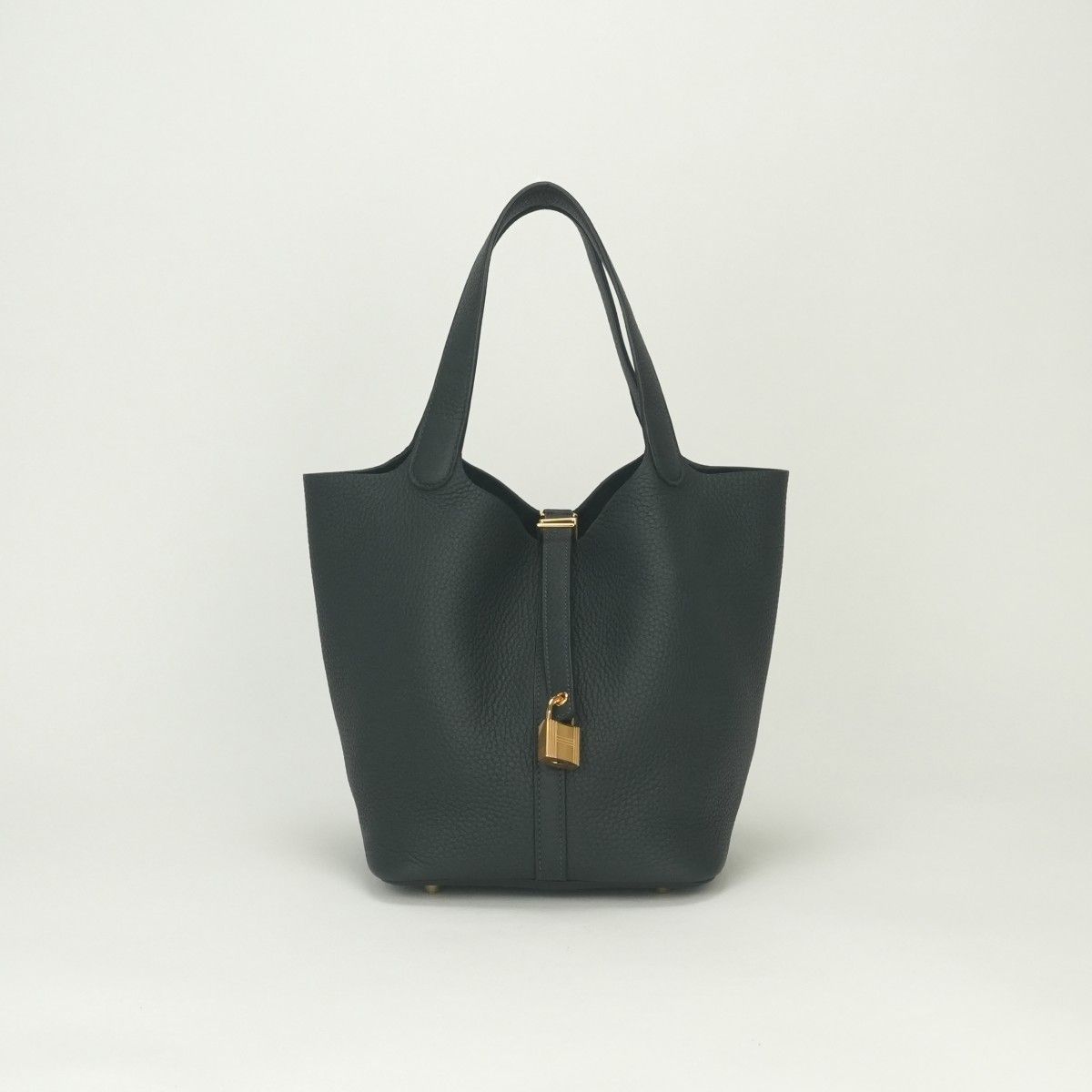 エルメス HERMES ピコタンロックMM ピコタンロック MM ピコタンロック22 バッグ トートバッグ トリヨンクレマンス ヴェールフォンセ Vertfonce グリーン Green 緑 ゴールド金具