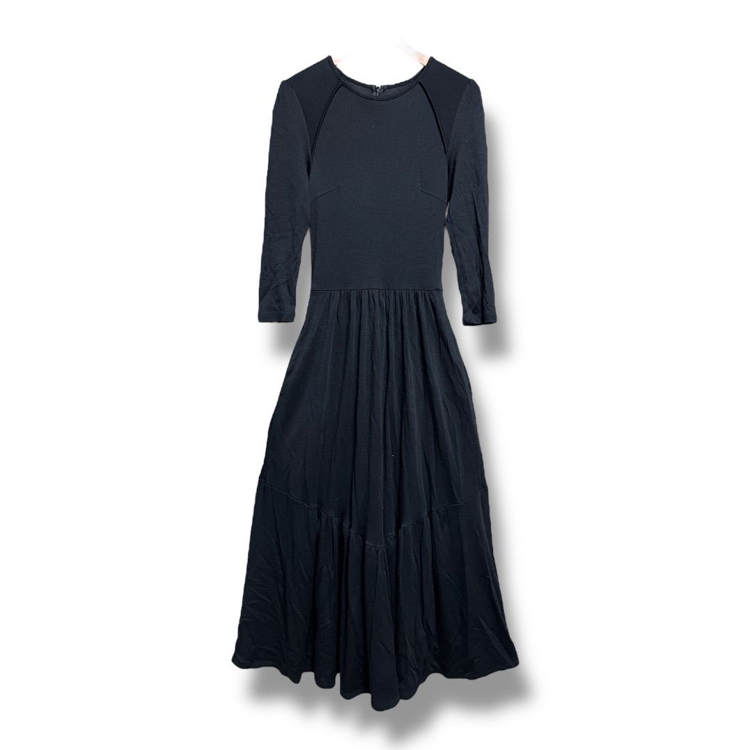 BORDER at BALCONY ボーダーズアットバルコニー JERSEY MAXI DRESS