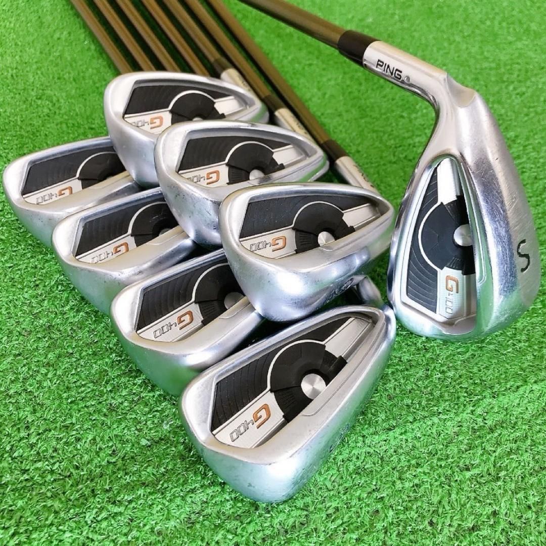 豪華8本】ピン PING G400 アイアンセット 8本 メンズ S 右 人気 中古