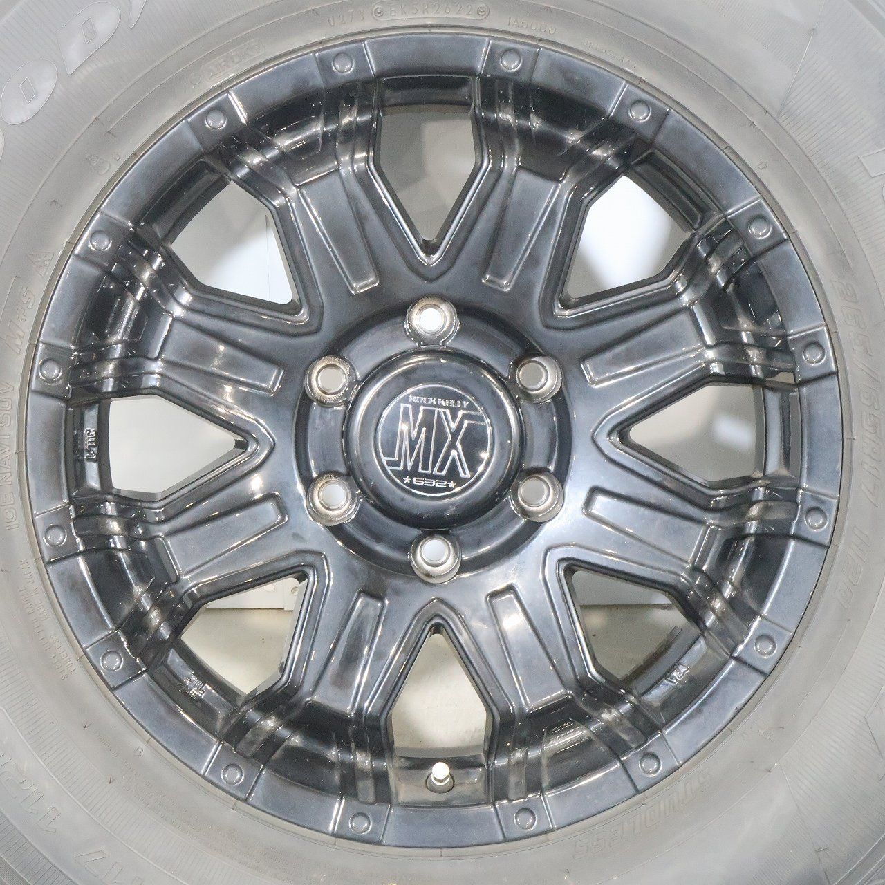 プラド ハイラックス サーフ 等に 4本 ロックケリー 17インチ 7.5J +25 
