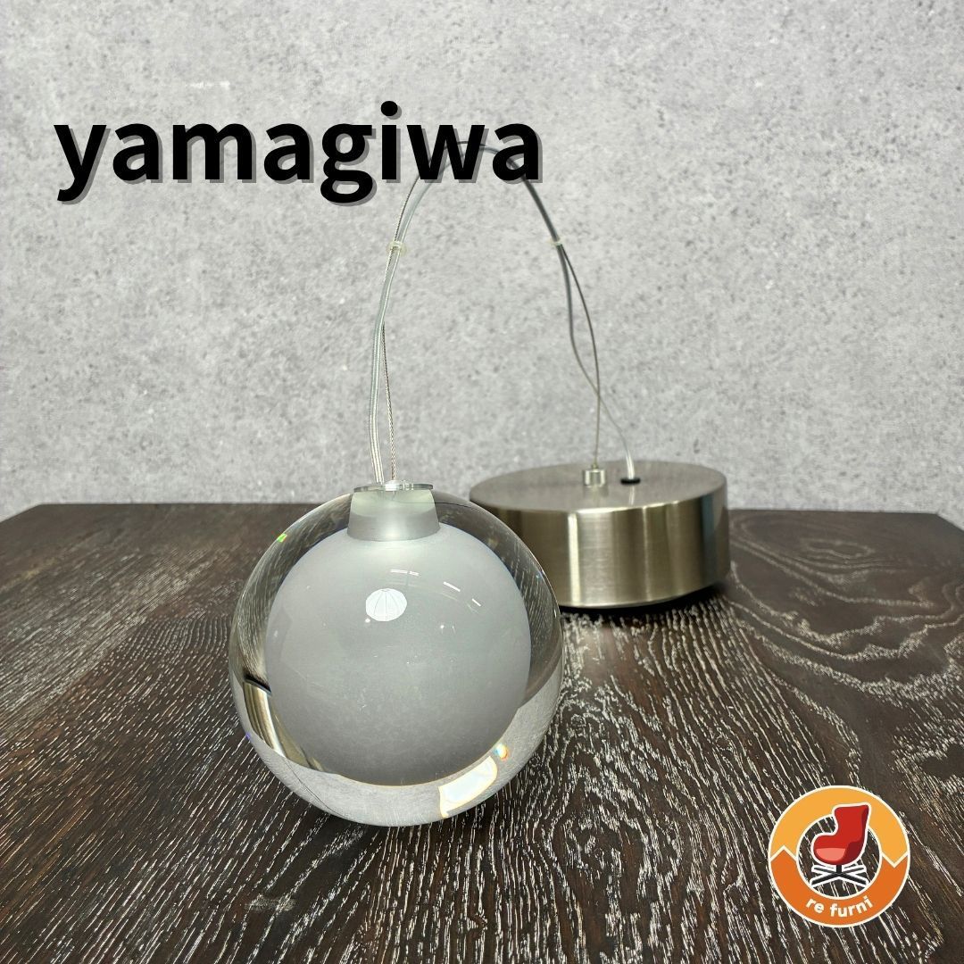 【訳アリ】yamagiwa ヤマギワ Tear Drop Mini LED ティアドロップ ミニ LED ペンダントライト ガラスシェード クリア系