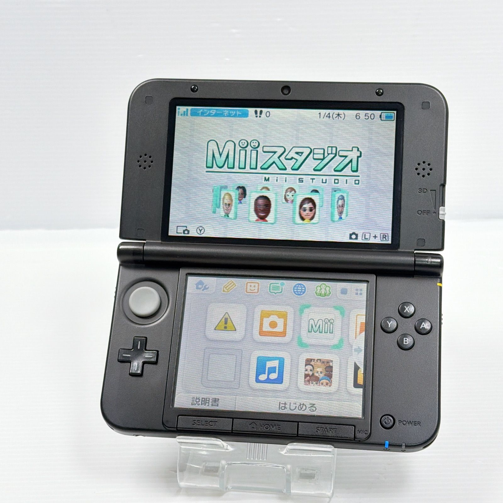 美品 ニンテンドー 3DSLL ブラック 遊べるセット 動作確認済み