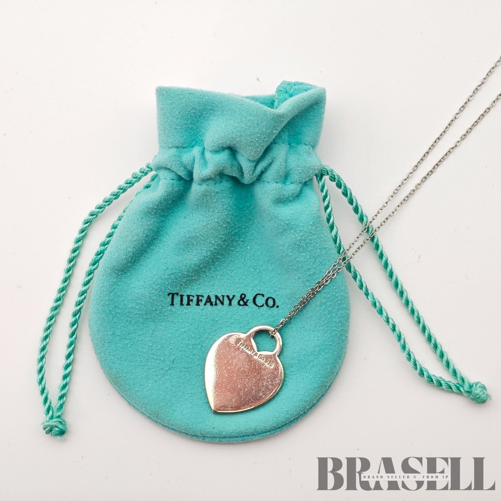 Tiffany&Co. ティファニー リターントゥハート アクセサリー ネックレス ハート プレート シルバー レディース 保存袋