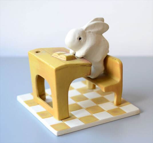 【送料無料】Arabia Helja Liukko-Sundstrom Bunny School フィギュア アラビア ヘルヤ リウッコ ウサギの学校 フィンランド 北欧_241204