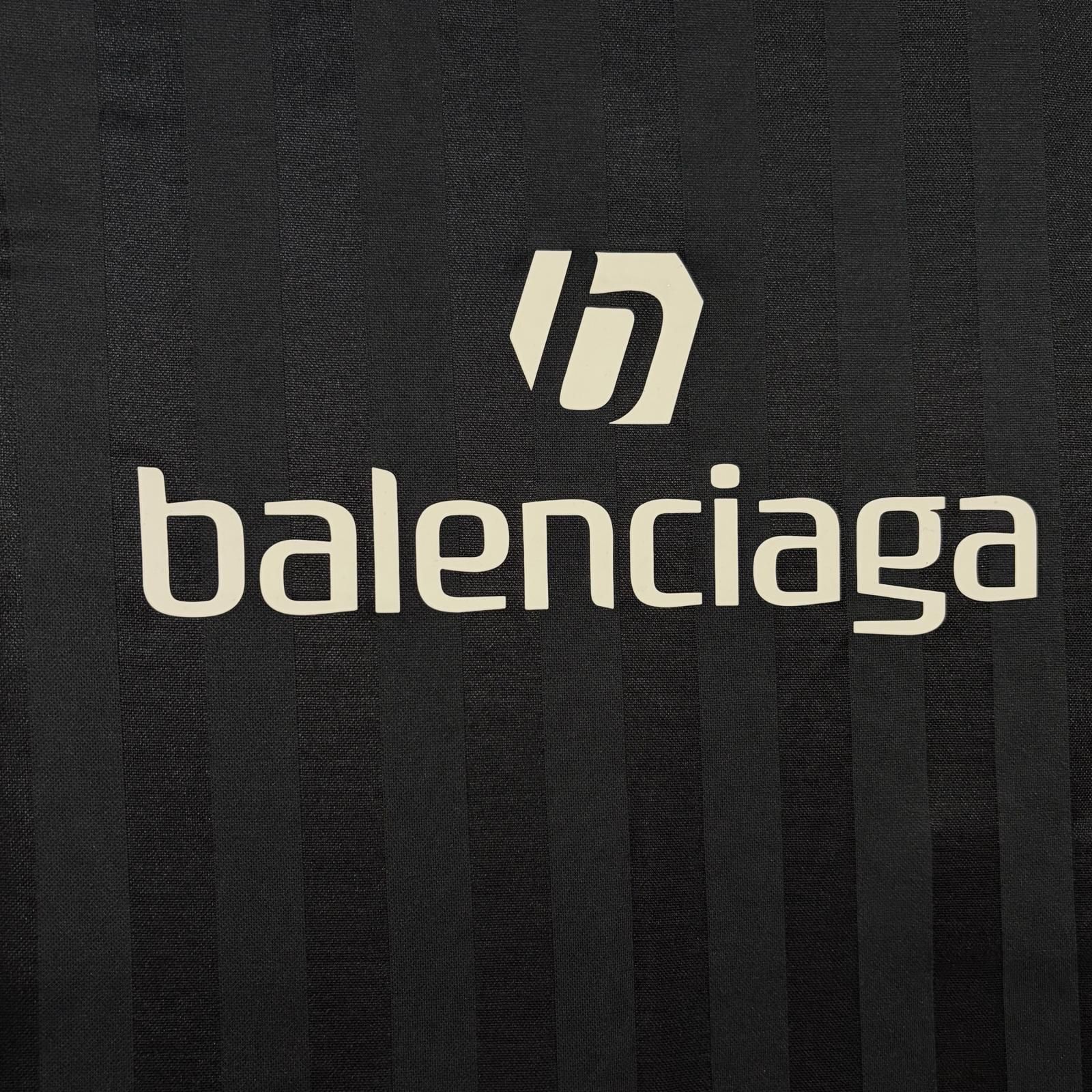 BALENCIAGA/2 /ブラック /アディダスコラボサッカーTシャツ