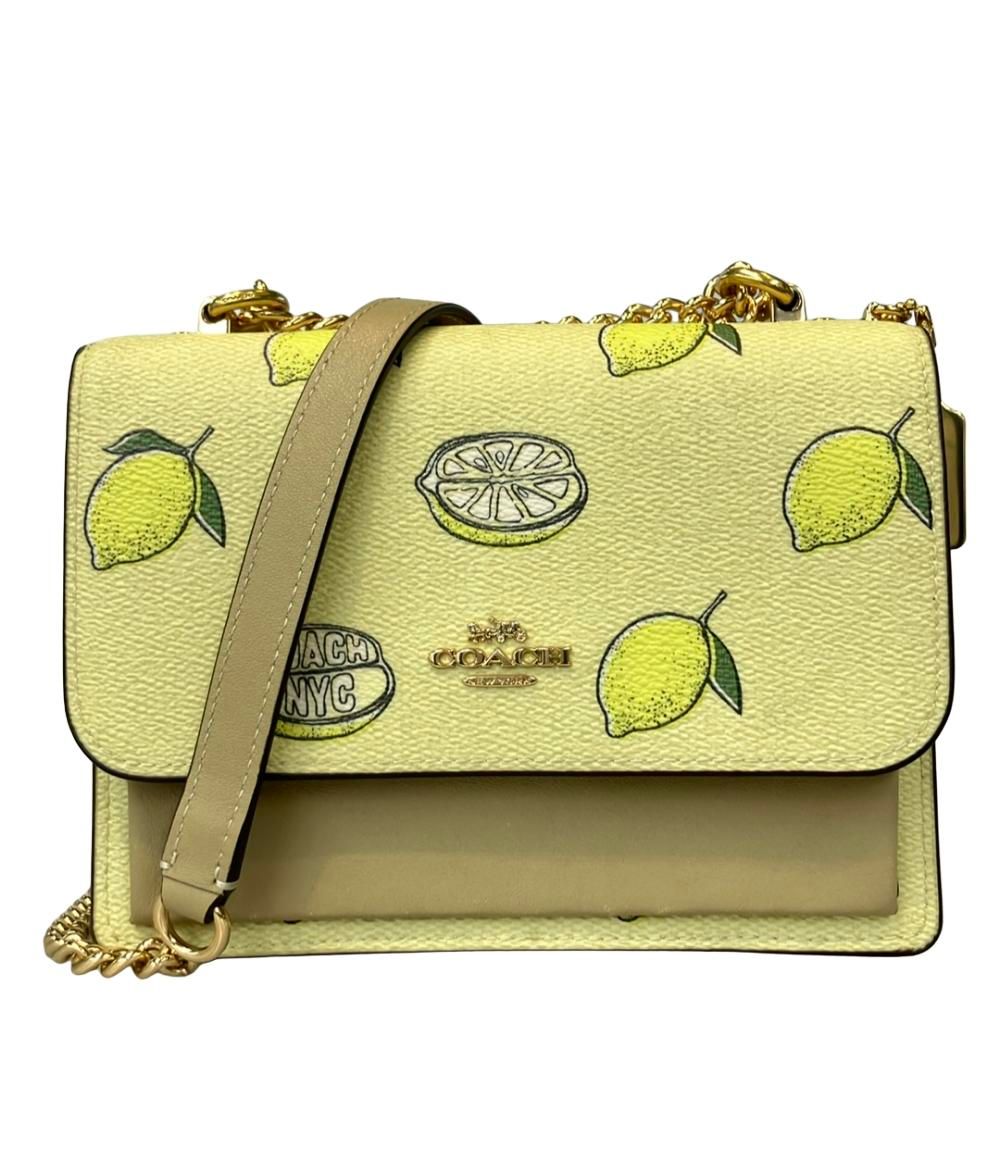 コーチ チェーンショルダーバッグ レモン CAN24 レディース COACH