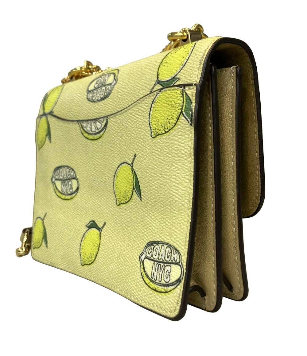 コーチ チェーンショルダーバッグ レモン CAN24 レディース COACH
