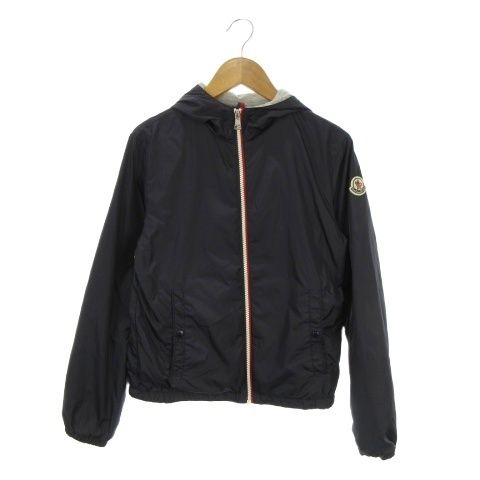 モンクレール MONCLER ブルゾン 子ども服（男の子用） 12A 紺 ネイビー フーディ ジップアップ ロゴ G19541A72220 68352 /MN2 ■GY62