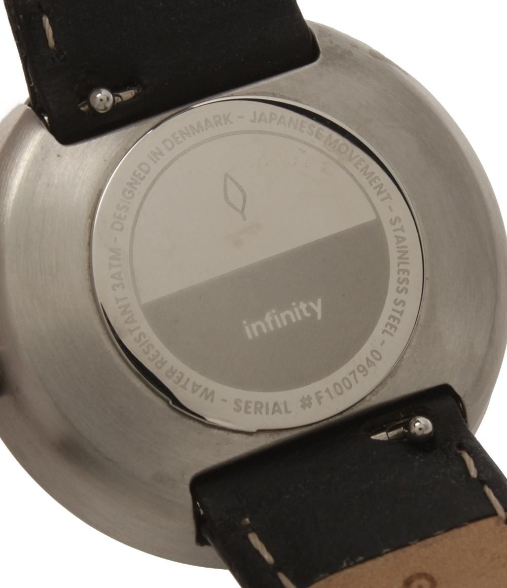 美品 ノードグリーン 腕時計 インフィニティ infinity クオーツ 