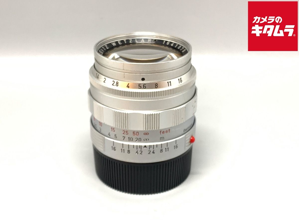 【中古】 【良品】 ライカ ズミルックスM 50mm F1.4 初期 クローム 逆ローレット