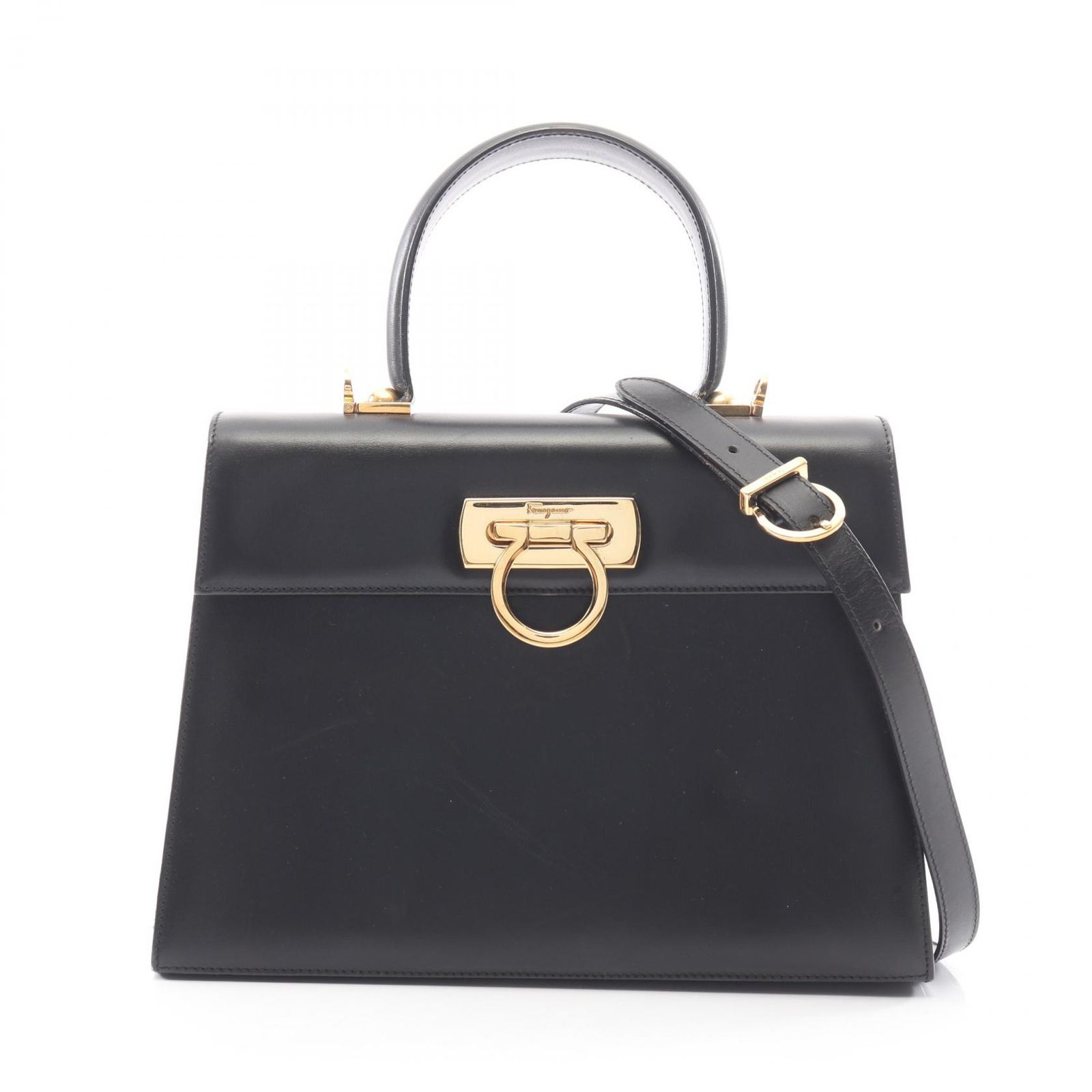 Salvatore Ferragamo サルヴァトーレフェラガモ ガンチーニ 2WAY ハンドバッグ