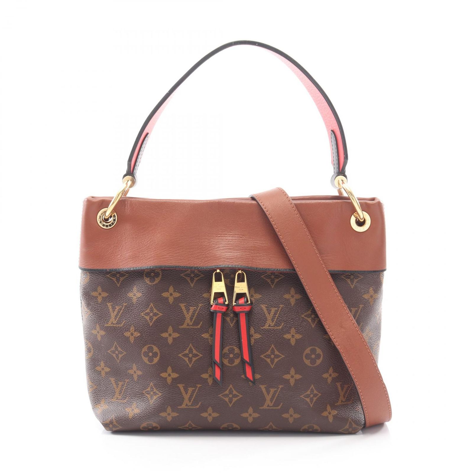 LOUIS VUITTON ルイ・ヴィトン テュイルリーブザス モノグラム キャラメル 2WAY ショルダーバッグ