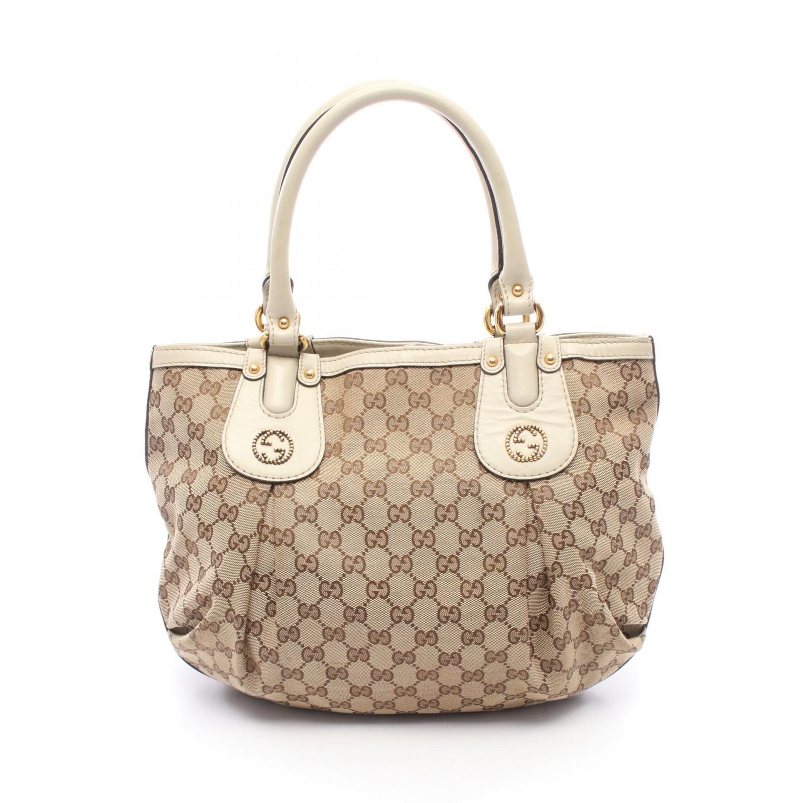 GUCCI グッチ スカーレット GGキャンバス トートバッグ