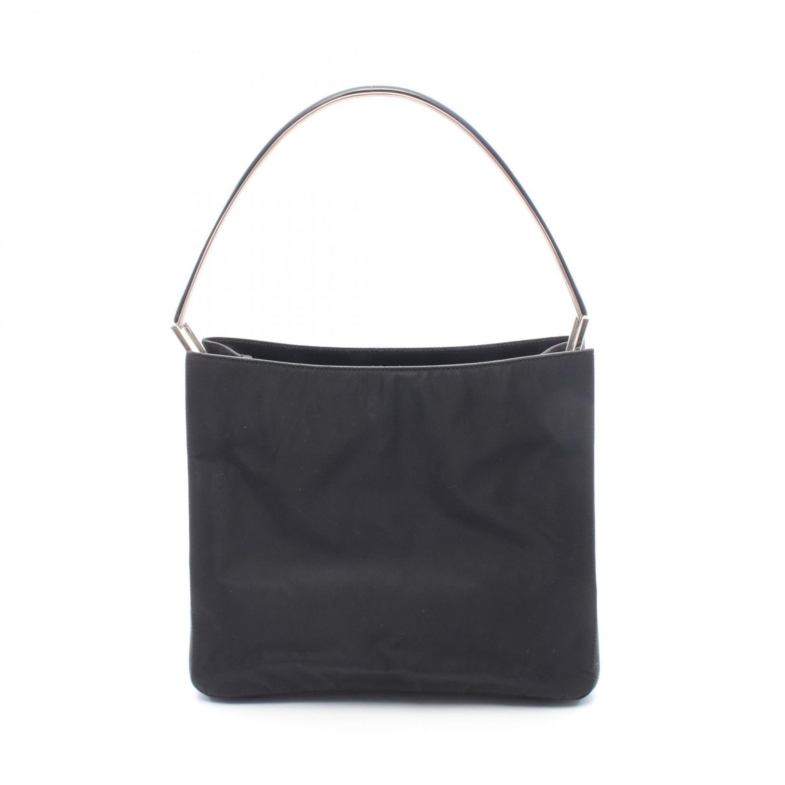 PRADA プラダ メタルハンドル ハンドバッグ