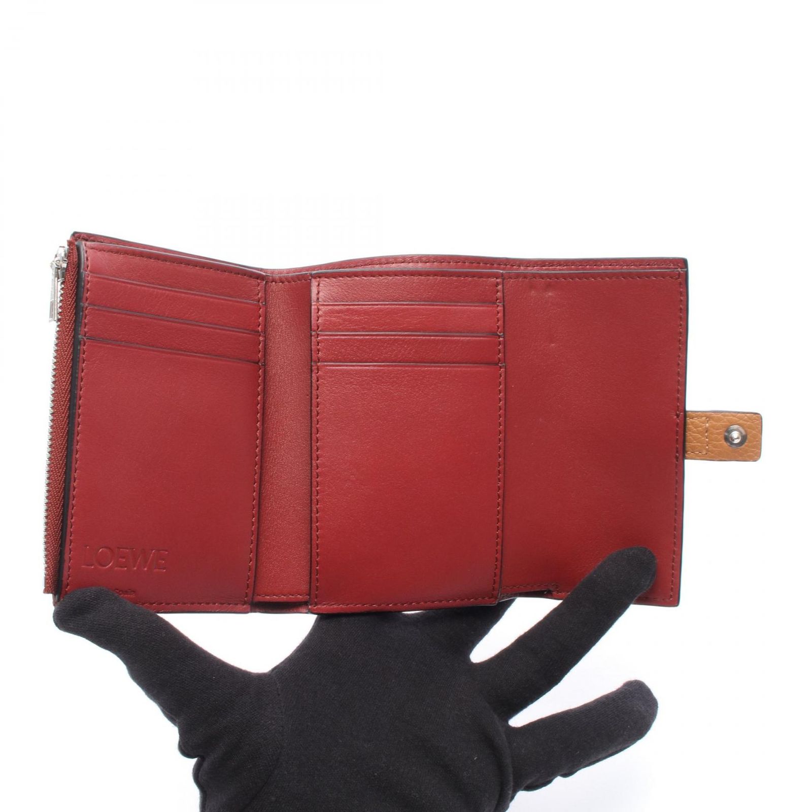 LOEWE ロエベ バーティカル ウォレット スモール 三つ折り財布