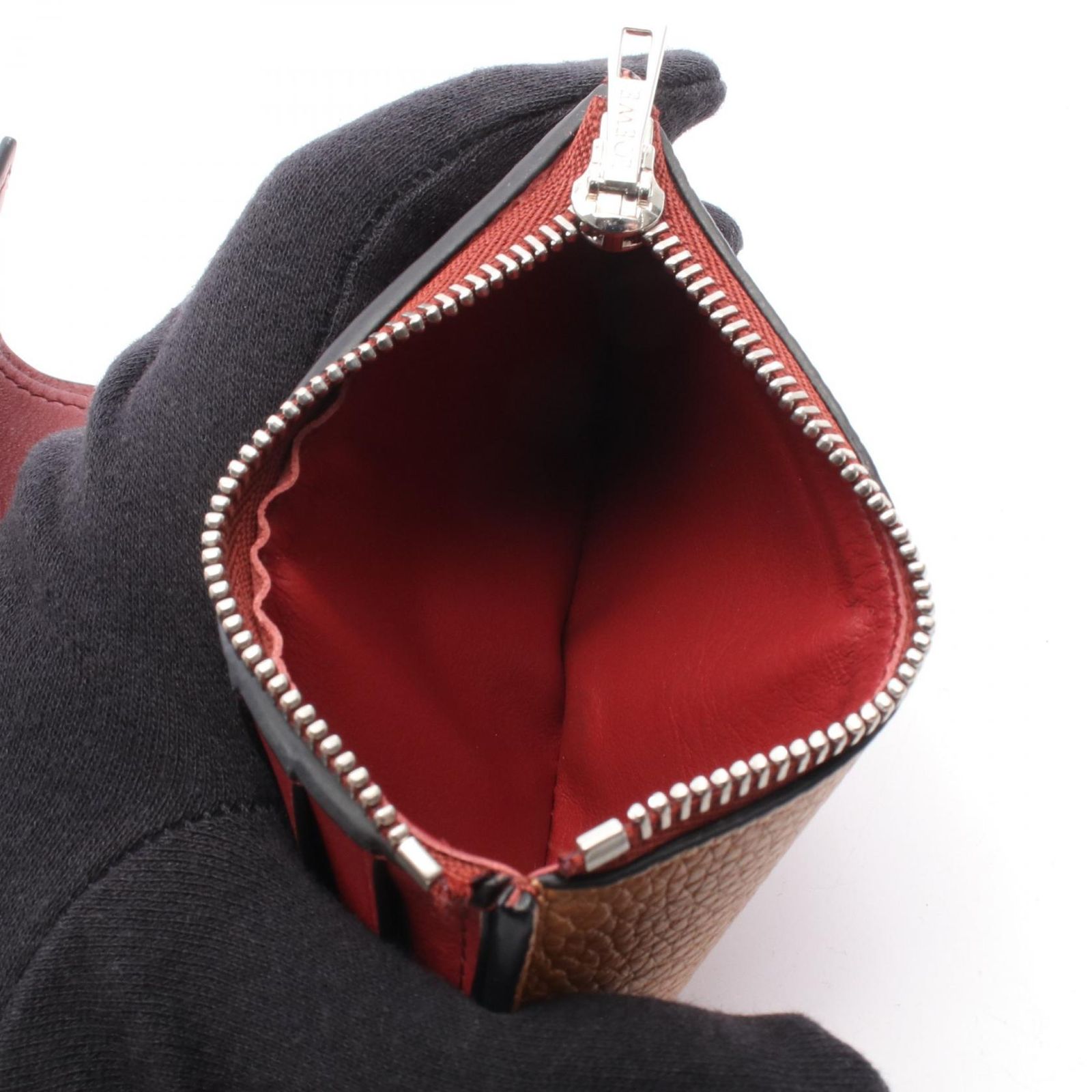 LOEWE ロエベ バーティカル ウォレット スモール 三つ折り財布