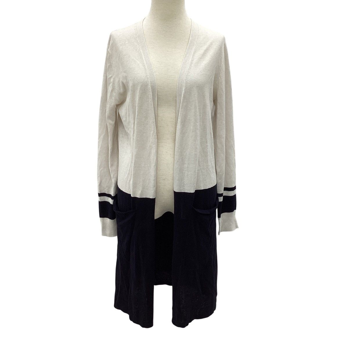 MAX MARA マックスマーラー レディース カーディガン SIZE M NY81831 ベージュ×ブラック