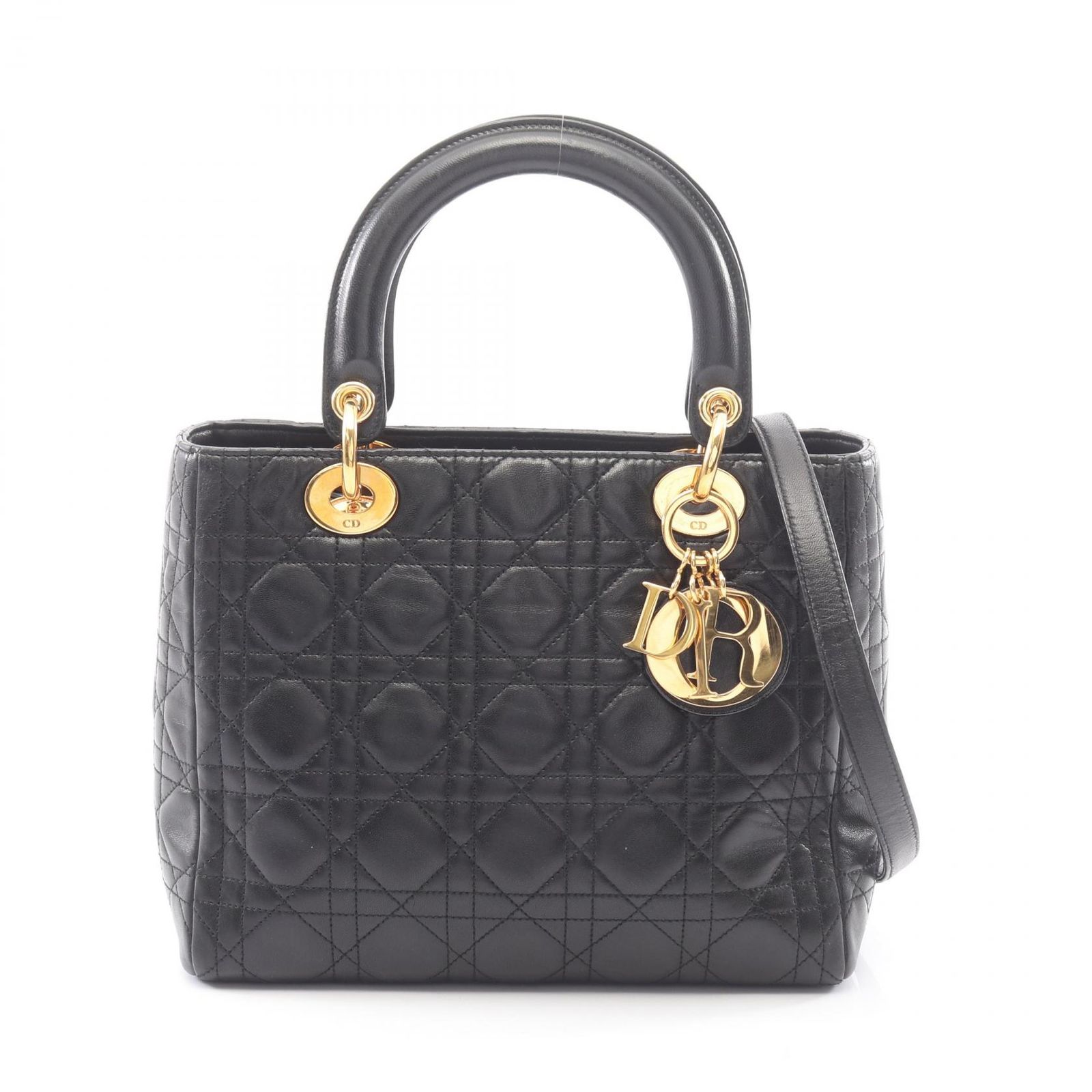 Dior ディオール LADY DIOR レディディオール 2WAY ハンドバッグ