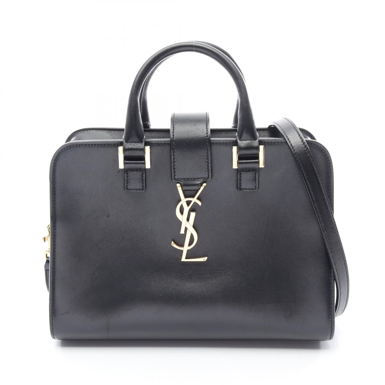 SAINT LAURENT PARIS サンローランパリ YSLライン ベイビー モノグラム カバス 2WAY ハンドバッグ