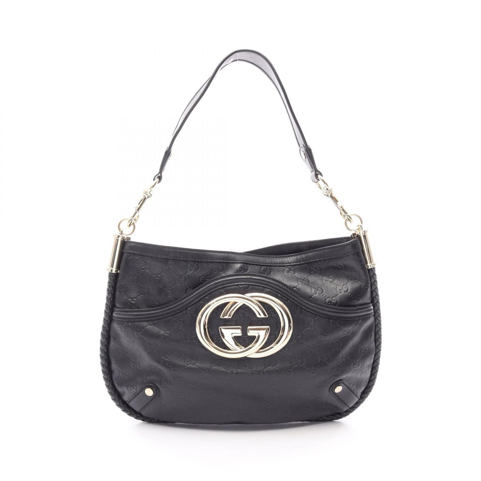 GUCCI グッチ インターロッキングG グッチシマ ショルダーバッグ
