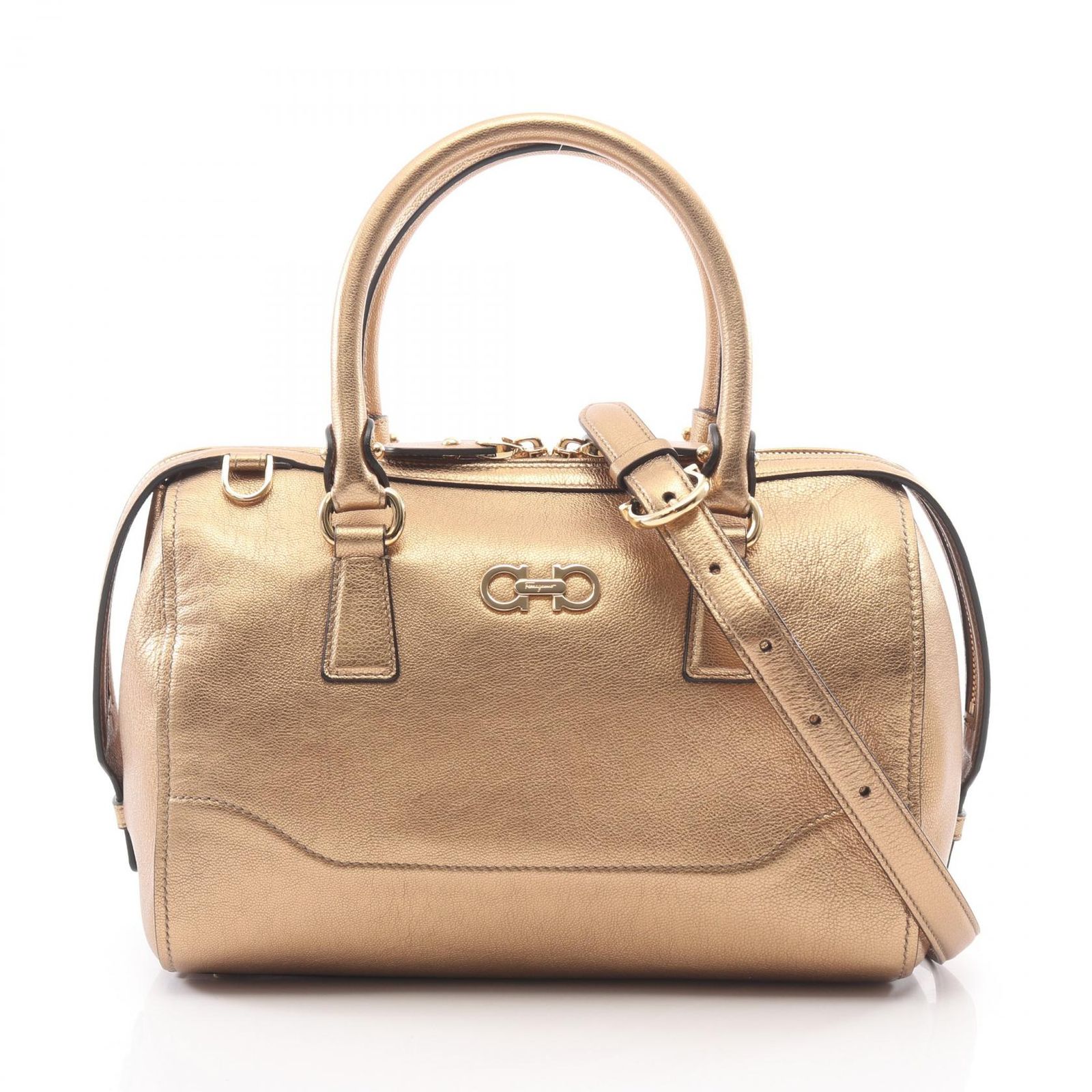 Salvatore Ferragamo サルヴァトーレフェラガモ ガンチーニ 2WAY ハンドバッグ