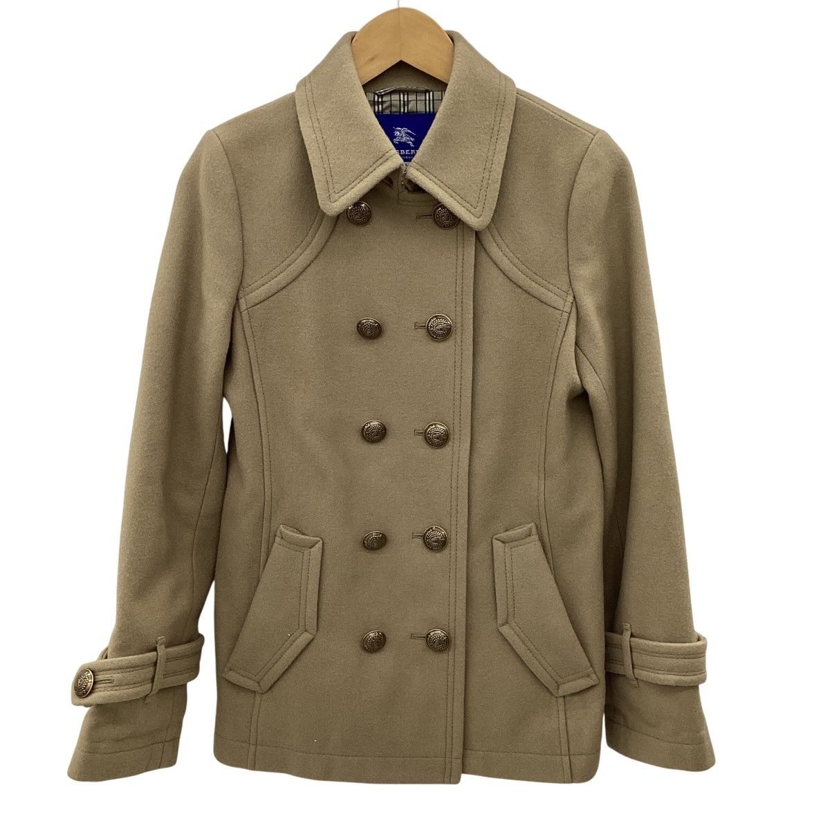 BURBERRY BLUE LABEL バーバリーブルーレーベル レディース コート SIZE 38 ベージュ