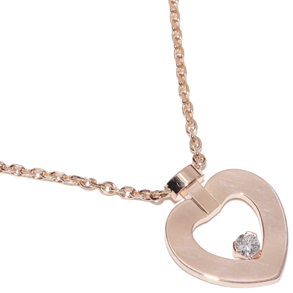 フレッド ペンダントネックレス K18PG ダイヤ1P(0.03ct) プリティウーマン ペンダントネックレス XS 7B0254