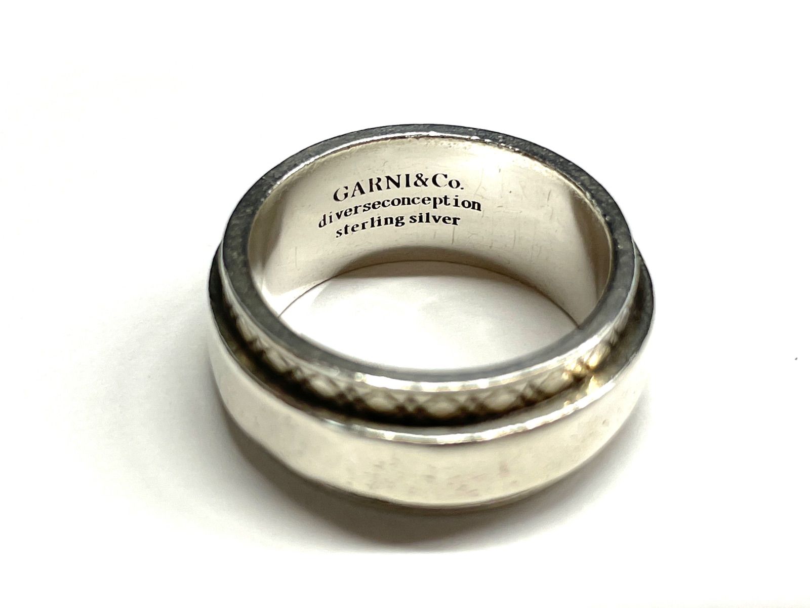 Y064】GARNI&Co ガルニ シルバーリング スターリング 約16号 12.1g 
