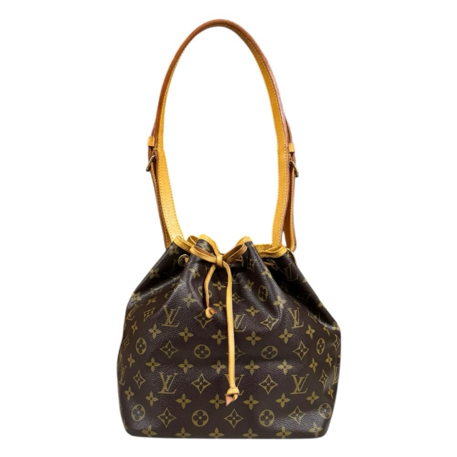 ルイヴィトン プチノエ モノグラム ショルダーバッグ モノグラムキャンバス M42226 ブラウン レディース LOUIS VUITTON 中古 ルイヴィトン ルイ ヴィトン