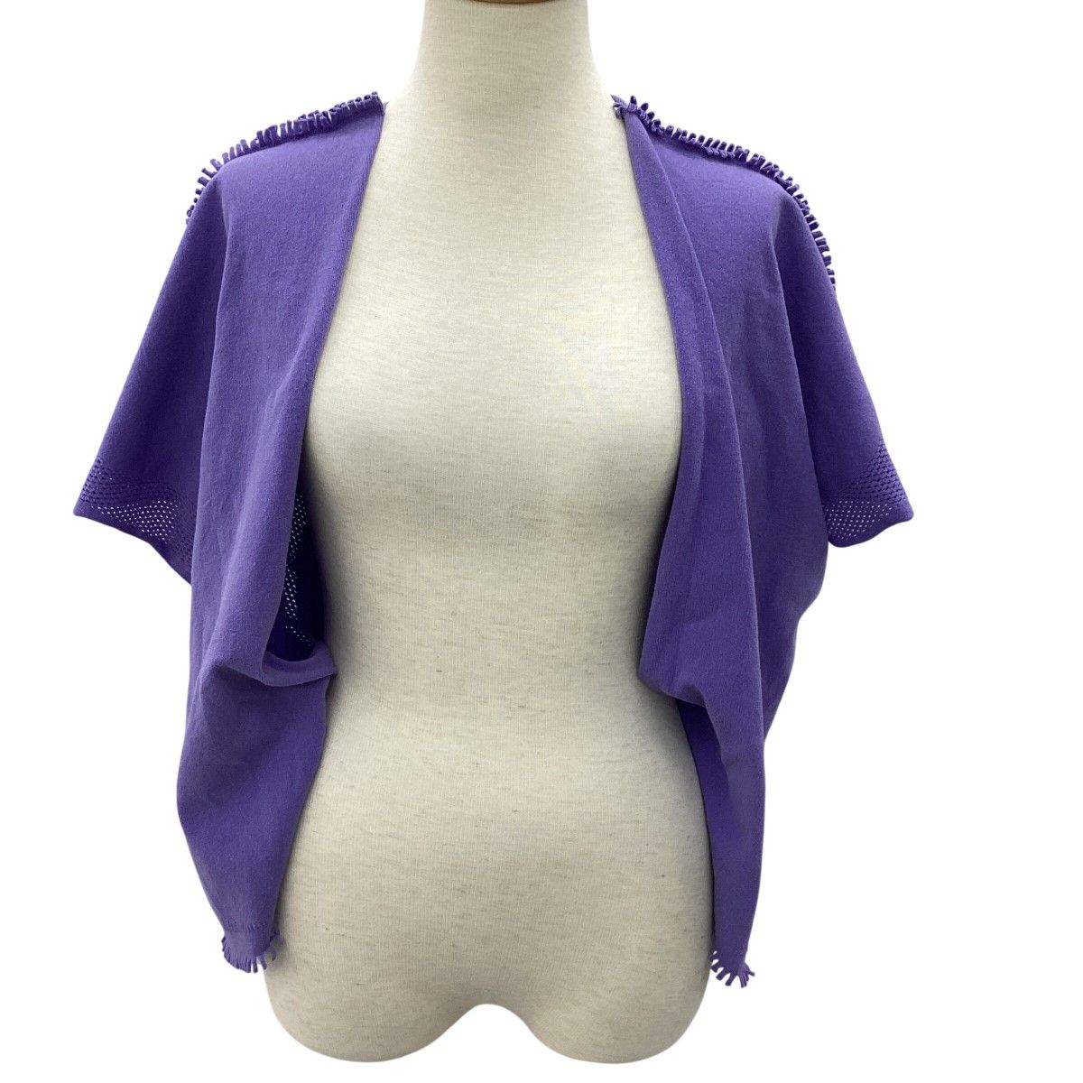 ISSEY MIYAKE A-POC 変形 カーディガン SIZE 2 AP51KK409 バイオレット
