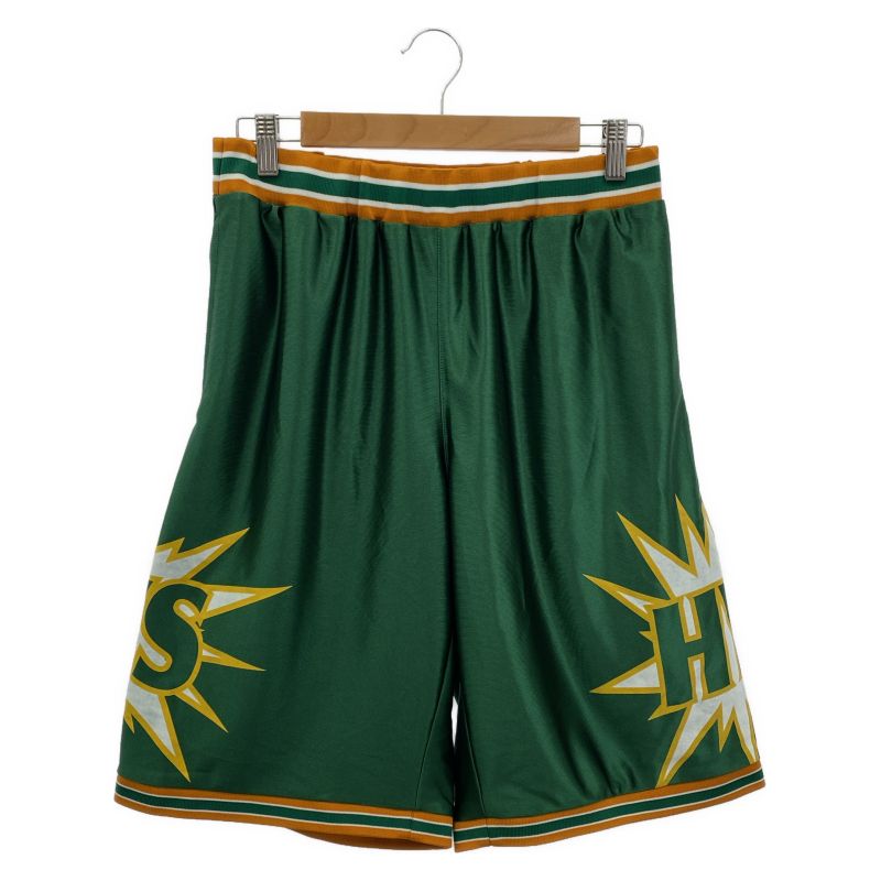 【中古】HYSTERIC GLAMOUR HYS SPARK ハーフパンツ サイズM グリーン ヒステリックグラマー[91]