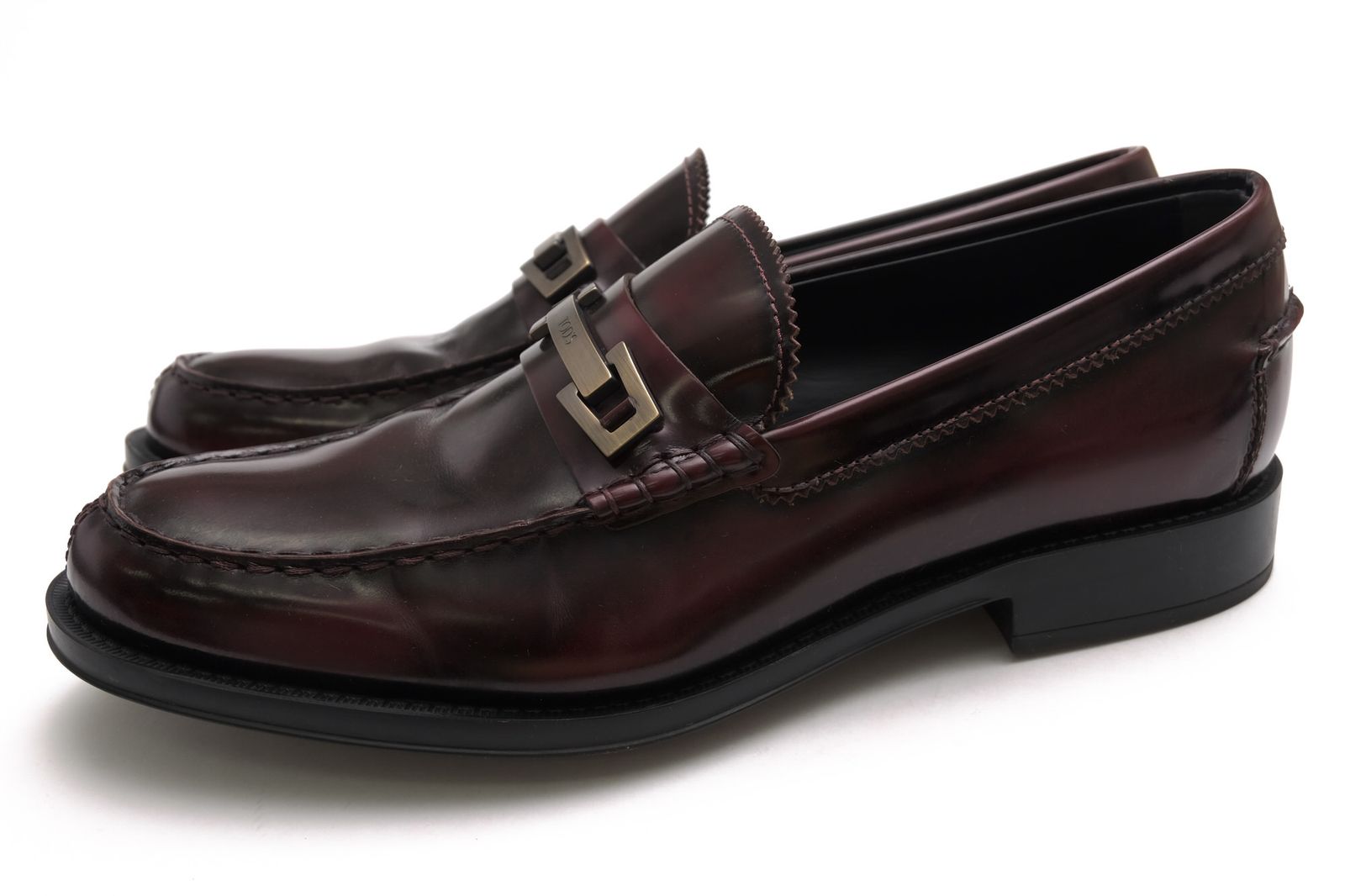 トッズ／TOD'S コインローファー ペニーローファー シューズ 靴 メンズ 男性 男性用 レザー 革 本革 レッド ブラウン 赤 茶 XXM0UD0N651AKTR802 MACRO CLAMP OTT. OLD SA GOM.CLAS UD ラバーペブル