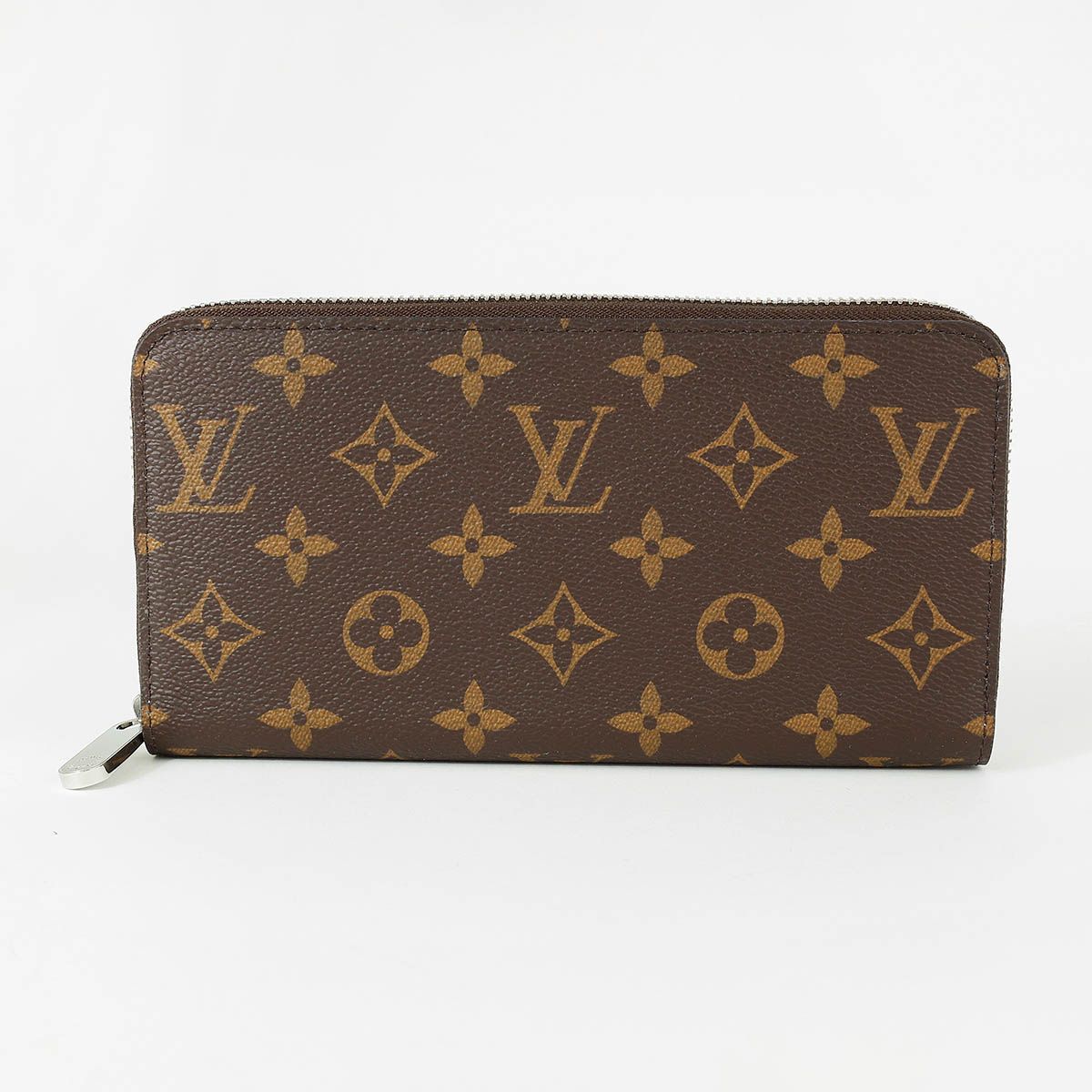 新品 ルイヴィトン Louis Vuitton 長財布 ジッピー・ウォレット ブラウン/シルバー