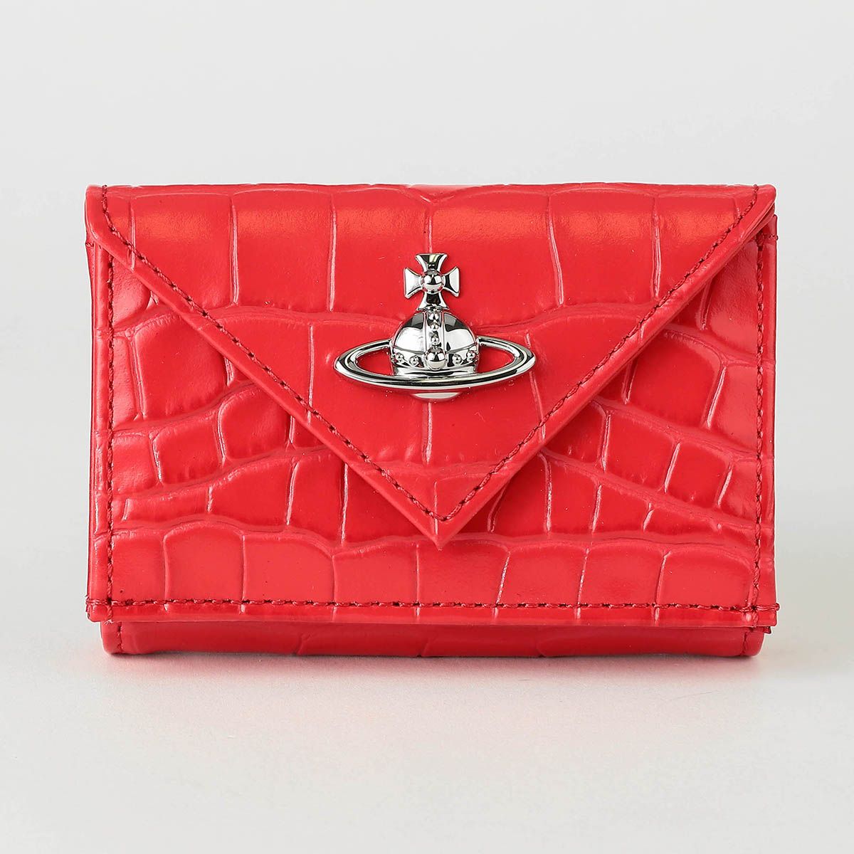 新品 ヴィヴィアン ウエストウッド Vivienne Westwood 3つ折り財布 コーラル